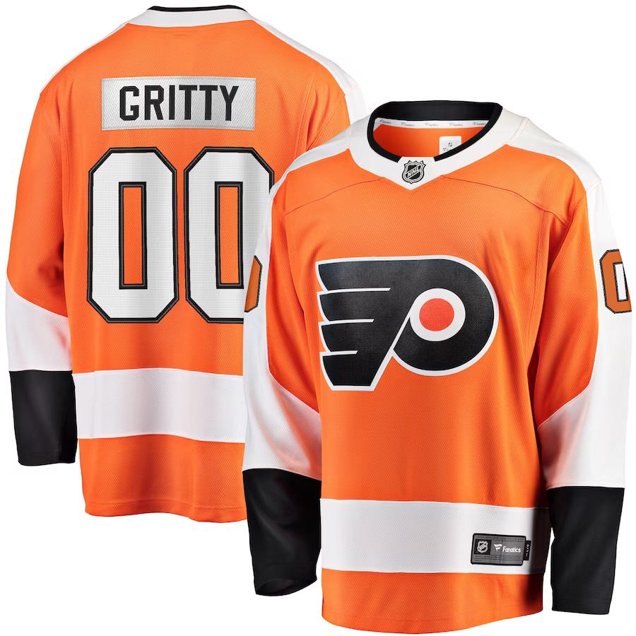 Men Philadelphia Flyers Gritty Fanatics Branded Orange Breakaway Player NHL Jersey->women nhl jersey->Women Jersey